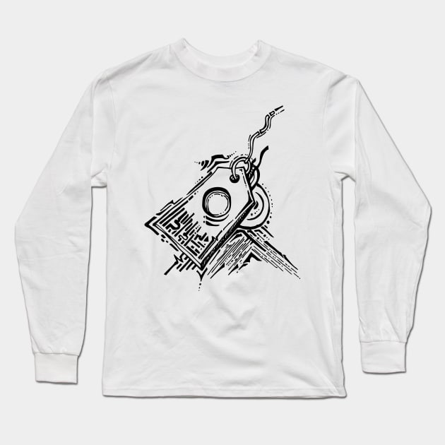 Tag Long Sleeve T-Shirt by TKDoodle